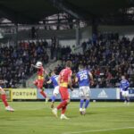 18.03.2022. Legnica. Mecz Miedź Legnica - Korona Kielce / Krzysztof Bujnowicz / Radio Kielce