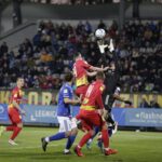 18.03.2022. Legnica. Mecz Miedź Legnica - Korona Kielce / Krzysztof Bujnowicz / Radio Kielce