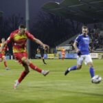 18.03.2022. Legnica. Mecz Miedź Legnica - Korona Kielce / Krzysztof Bujnowicz / Radio Kielce