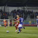 18.03.2022. Legnica. Mecz Miedź Legnica - Korona Kielce / Krzysztof Bujnowicz / Radio Kielce