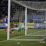 18.03.2022. Legnica. Mecz Miedź Legnica - Korona Kielce / Krzysztof Bujnowicz / Radio Kielce