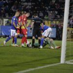 18.03.2022. Legnica. Mecz Miedź Legnica - Korona Kielce / Krzysztof Bujnowicz / Radio Kielce