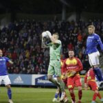 18.03.2022. Legnica. Mecz Miedź Legnica - Korona Kielce / Krzysztof Bujnowicz / Radio Kielce