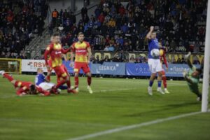 18.03.2022. Legnica. Mecz Miedź Legnica - Korona Kielce / Krzysztof Bujnowicz / Radio Kielce