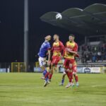 18.03.2022. Legnica. Mecz Miedź Legnica - Korona Kielce / Krzysztof Bujnowicz / Radio Kielce