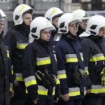 05.03.2022. Kielce. Wręczenie aktu włączenia jednostki OSP Kielce-Niewachlów w struktury Krajowego Systemu Ratowniczo-Gaśniczego / Jarosław Kubalski / Radio Kielce