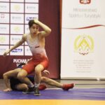 05.03.2022. Chęciny. I Puchar Polski Kadetów w zapasach / Jarosław Kubalski / Radio Kielce