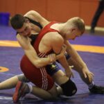 05.03.2022. Chęciny. I Puchar Polski Kadetów w zapasach / Jarosław Kubalski / Radio Kielce