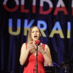 05.03.2022. Opatów. Koncert „Solidarni z Ukrainą”. Na zdjęciu: Sylwia Gorajek / Jarosław Kubalski / Radio Kielce