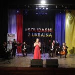 05.03.2022. Opatów. Koncert „Solidarni z Ukrainą”. Na zdjęciu: Sylwia Gorajek / Jarosław Kubalski / Radio Kielce