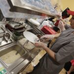 08.03.2022 Kielce. Wojewódzki Szpital Zespolony. Konferencja na temat zmiany wyżywienia pacjentów. Wyżywienie. Catering / Jarosław Kubalski / Radio Kielce