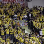 09.03.2022 Kielce. Mecz Ligi Mistrzów: Łomża Vive Kielce - Dynamo Bukareszt. Kibice / Jarosław Kubalski / Radio Kielce