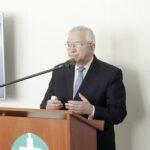 10.03.2022 Czerwona Góra. Wojewódzki Szpital Specjalistyczny. Otwarcie nowego pawilonu. Poseł Krzysztof Lipiec / Jarosław Kubalski / Radio Kielce