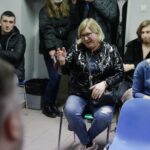 15.03.2022 Kielce. Spotkanie z radnych rodzicami w sprawie połączenia Przedszkola nr 2 ze Szkołą Podstawową nr 5 w Zespół Szkół / Jarosław Kubalski / Radio Kielce