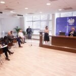 17.03.2022 Kielce. ŚUW. Konferencja na temat uruchomionej przez Polskie Radio Kielce strony internetowej - mieszkania dla obywateli Ukrainy / Jarosław Kubalski / Radio Kielce