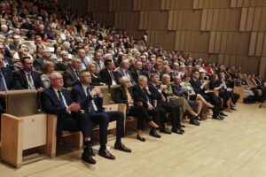 22.03.2022 Kielce. Filharmonia Świętokrzyska. Gala konkursu Lider Ekonomii Społecznej 2021 / Jarosław Kubalski / Radio Kielce