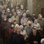 25.03.2022 Kielce. Katedra. Nabożeństwo Drogi Krzyżowej  z aktem poświęcenia Rosji i Ukrainy Matce Bożej / Jarosław Kubalski / Radio Kielce