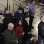 25.03.2022 Kielce. Katedra. Nabożeństwo Drogi Krzyżowej  z aktem poświęcenia Rosji i Ukrainy Matce Bożej / Jarosław Kubalski / Radio Kielce