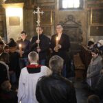 25.03.2022 Kielce. Katedra. Nabożeństwo Drogi Krzyżowej  z aktem poświęcenia Rosji i Ukrainy Matce Bożej / Jarosław Kubalski / Radio Kielce