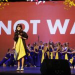 27.03.2022 Kielce. KCK. Koncert dla Ukrainy. Darina Krasnowecka / Jarosław Kubalski / Radio Kielce