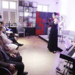 27.03.2022 Kielce. Radio eM. Spotkanie z cyklu "Artyści i Ikony". Śpiewa Renata Drozd / Jarosław Kubalski / Radio Kielce