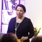 27.03.2022 Kielce. Radio eM. Spotkanie z cyklu "Artyści i Ikony". Magdalena Kusztal, z Fundacji im. Edwarda Kusztala / Jarosław Kubalski / Radio Kielce