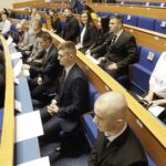 29.03.2022 Kielce. ŚUW. Wręczenie patentów oficerskich, mianowanie na wyższe stopnie wojskowe, przyznanie wyróżnień "Zasłużony dla obronności kraju" / Jarosław Kubalski / Radio Kielce