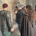 15.03.2022. Wąchock. Plan filmowy serialu „Korona królów. Jagiellonowie” / Anna Głąb / Radio Kielce