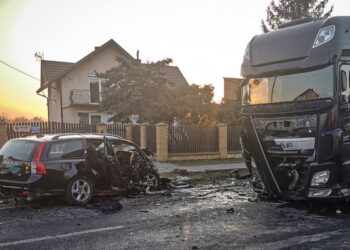 wypadek / KM PSP Skierniewice