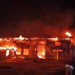 15.03.2022. Wierzbica, gmina Sobków. Pożar warsztatu / KP PSP Jędrzejów