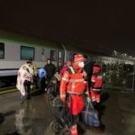 30.03.2022. Kielce. Przyjazd pociągu z Ukrainy z chorymi dziećmi / Michał Kita / Radio Kielce