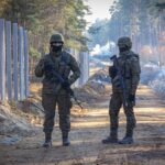 23.03.2022. Granica polsko-białoruska. Patrole Wojska Polskiego / 16 Dywizja Zmechanizowana