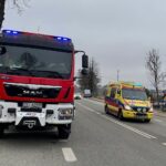 31.03.2022. Górno. Dachowanie samochodu / Wiktor Taszłow / Radio Kielce