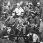 Żołnierze oddziału partyzanckiego WSGO „Warta” Gedymina Rogińskiego „Dzielnego”, okolice Kalisza / IPN