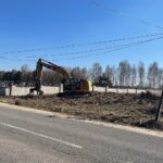 23.03.2022. Suków. Miejsce, w którym powstanie dworzec autobusowy / Wiktor Taszłow / Radio Kielce