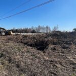 23.03.2022. Suków. Miejsce, w którym powstanie dworzec autobusowy / Wiktor Taszłow / Radio Kielce