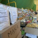 21.03.2022. Opatów. Wizytacja wojewody centralnego magazynu w LO im. Bartosza Głowackiego / Emilia Sitarska / Radio Kielce