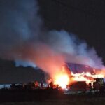 15.03.2022. Wierzbica, gmina Sobków. Pożar warsztatu / OSP KSRG Brzegi