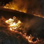 15.03.2022. Świętokrzyskie. Pożary traw i nieużytków / OSP KSRG Grzymałków