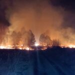 27.03.2022. Świętokrzyskie. Pożary nieużytków i lasów / OSP Lipowe Pole Plebańskie