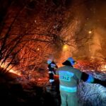 15.03.2022. Świętokrzyskie. Pożary traw i nieużytków / OSP KSRG Piekoszów