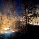 15.03.2022. Świętokrzyskie. Pożary traw i nieużytków / OSP KSRG Piekoszów