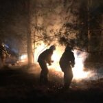 15.03.2022. Świętokrzyskie. Pożary traw i nieużytków / OSP Ruda Maleniecka