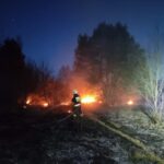 15.03.2022. Świętokrzyskie. Pożary traw i nieużytków / OSP Samsonów