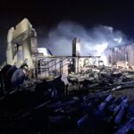 15.03.2022. Wierzbica, gmina Sobków. Pożar warsztatu / OSP Sokołów