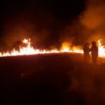 15.03.2022. Świętokrzyskie. Pożary traw i nieużytków / OSP Tursko Wielkie