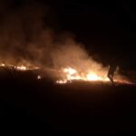 15.03.2022. Świętokrzyskie. Pożary traw i nieużytków / OSP Złota