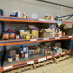 12.03.2022. Ostrowiec Św. Powiatowy Punkt Pomocy Humanitarnej - dary od szwedzkiej Polonii oraz mieszkańców miasta Helsingborg / Emilia Sitarska / Radio Kielce