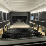 16.03.2022. Ostrowiec Św. Remontowany budynek kina Etiuda / Emilia Sitarska / Radio Kielce