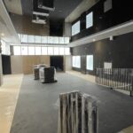 16.03.2022. Ostrowiec Św. Remontowany budynek kina Etiuda / Emilia Sitarska / Radio Kielce